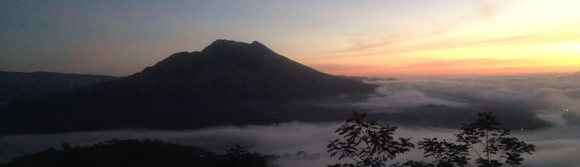 Trekking, climb Mount Batur to enjoy the sunrise