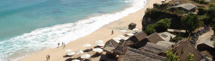 attraction dreamland beach in nusa dua with epica bali tour service