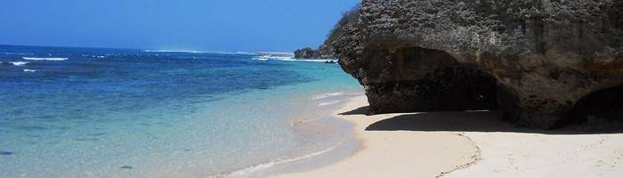 attraction geger beach in nusa dua with epica bali tour service