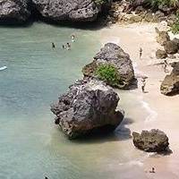 Padang Padang Beach in Nusa Dua Bali