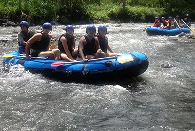adventure white water rafting bali tour
