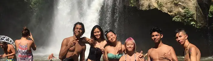 tegenungan waterfall package in half day tour with epica bali tour service 