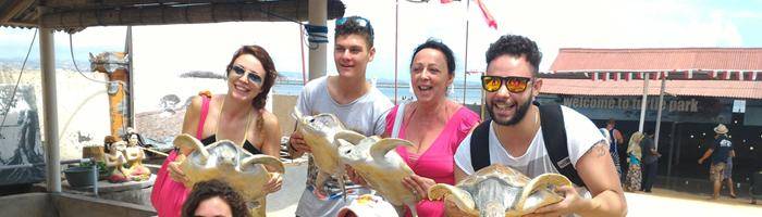 package half day tour turtle island conservation bali tour