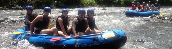 package fun and adventure tour white water rafting bali tour